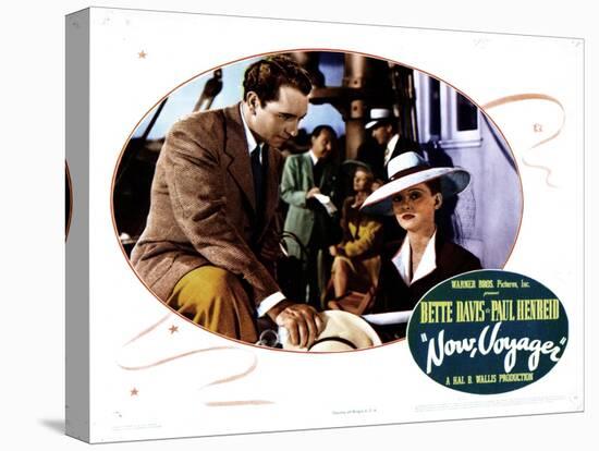 Now, Voyager, from Left, Paul Henreid, Bette Davis, 1942-null-Stretched Canvas