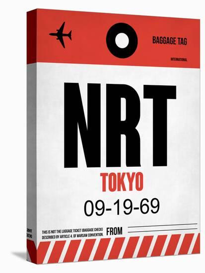 NRT Tokyo Luggage Tag 1-NaxArt-Stretched Canvas