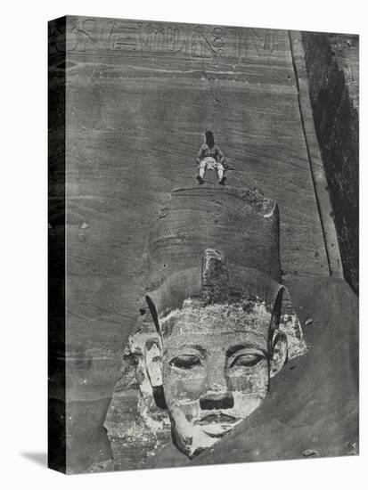 Nubia: Western Colossus of Spéos of Hwr, Abu Simbel-Camp Maxime Du-Premier Image Canvas