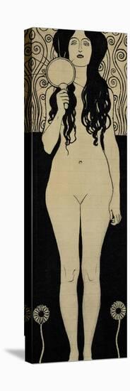 Nuda Veritas (Naked Truth), Inscribed Truth is Fire and to Speak Truth is Shining and Burning-Gustav Klimt-Premier Image Canvas