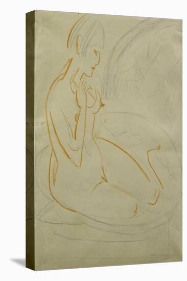 Nude; Akt-Ernst Ludwig Kirchner-Premier Image Canvas