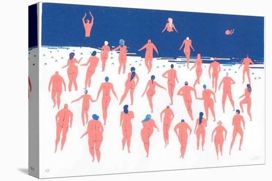 Nude Beach Run, 2016-Lucy Banaji-Premier Image Canvas