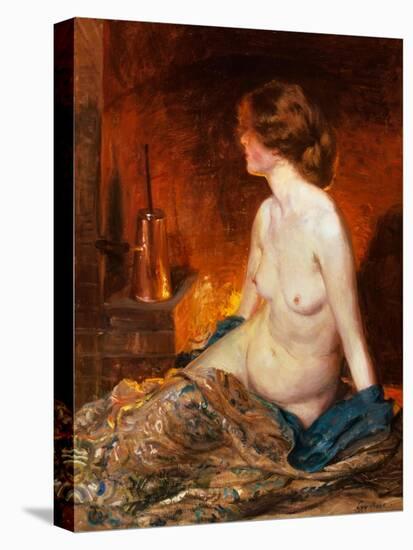 Nude Figure by Firelight-Guy Rose-Premier Image Canvas