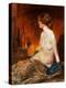 Nude Figure by Firelight-Guy Rose-Premier Image Canvas