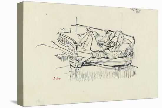 Nude Lying on a Bed-Walter Richard Sickert-Premier Image Canvas