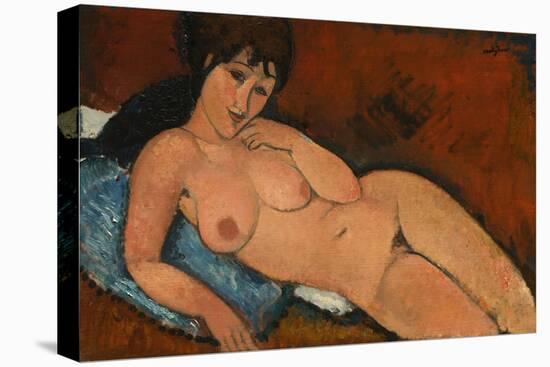 Nude on a Blue Cushion, 1917-Amedeo Modigliani-Premier Image Canvas