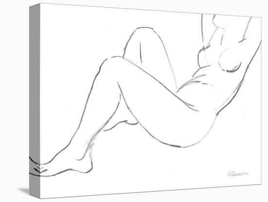 Nude Sketch II-Albena Hristova-Stretched Canvas