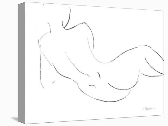 Nude Sketch III-Albena Hristova-Stretched Canvas
