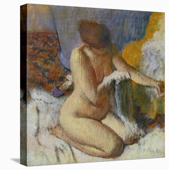 Nude Woman after the Bath-Edgar Degas-Premier Image Canvas