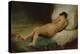 Nude Woman Lying on a Bed, C.1824-26 (Oil on Canvas)-Ferdinand Victor Eugene Delacroix-Premier Image Canvas