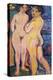 Nudes Standing by Stove, 1908-Ernst Ludwig Kirchner-Premier Image Canvas