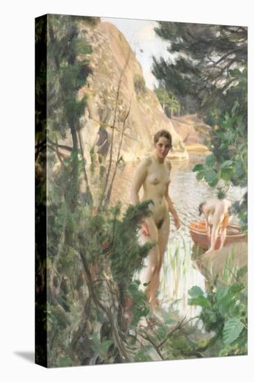 Nudes Swimming in a Lake-Anders Leonard Zorn-Premier Image Canvas