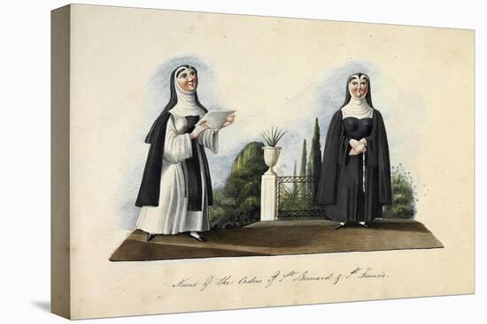 Nuns of the Order of St Bernard and St Francis-null-Premier Image Canvas