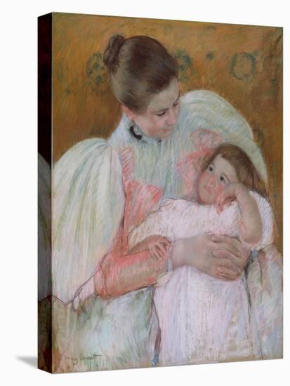 Nurse and Child, 1896-7-Mary Stevenson Cassatt-Premier Image Canvas
