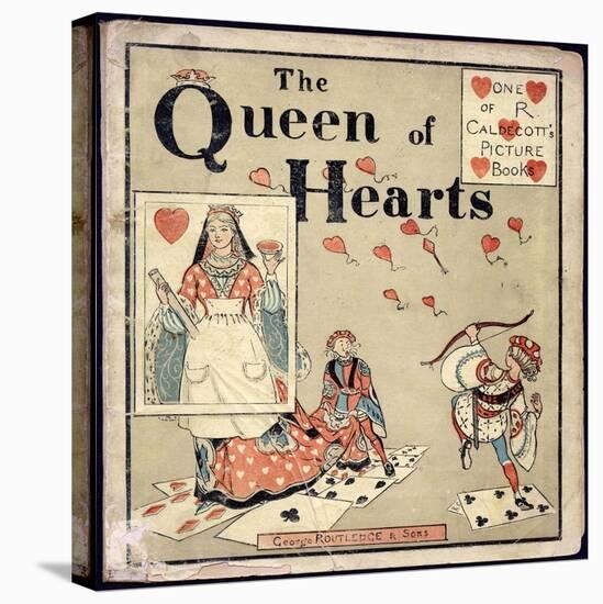 Nursery, Rhyme, the Queen of Hearts, Caldecott-Randolph Caldecott-Stretched Canvas