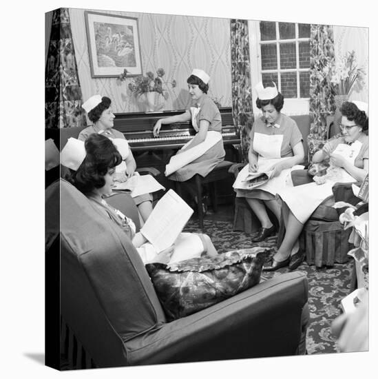 Nurses Rest Room, Montague Hospital, Mexborough, South Yorkshire, 1968-Michael Walters-Premier Image Canvas