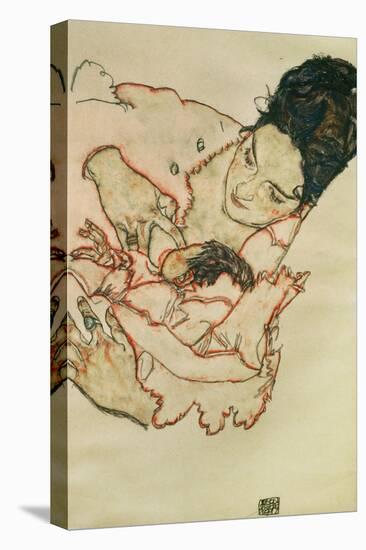 Nursing Mother (Stephanie Gruenwald) 1917-Egon Schiele-Premier Image Canvas