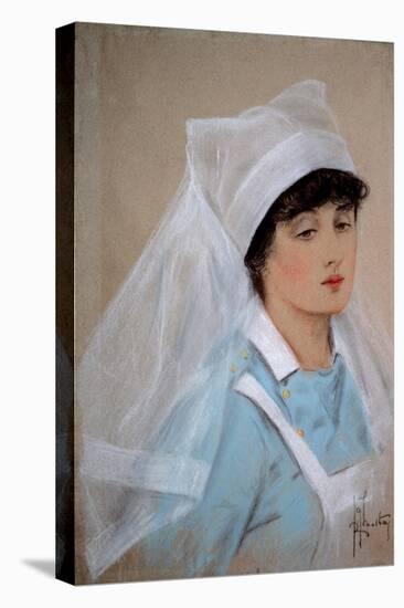 Nursing Sister-Richard George Mathews-Premier Image Canvas