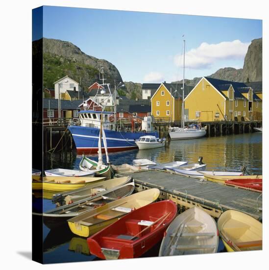Nusfjord, Lofotens, Norway, Scandinavia, Europe-David Lomax-Premier Image Canvas