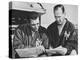 Ny Giants Coaches, Tom Landry and Vince Lombardi Reviewing Play Charts-null-Stretched Canvas