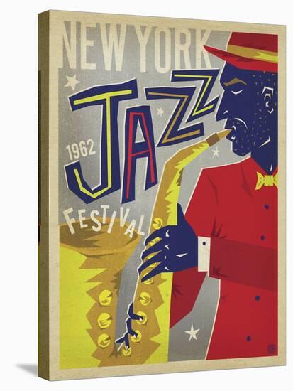 NY Jazz Fest-Anderson Design Group-Stretched Canvas