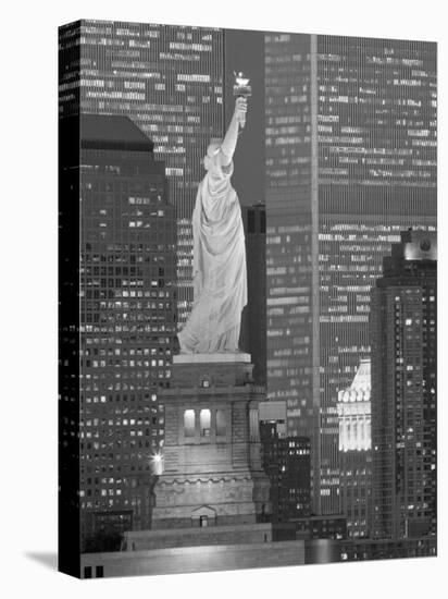 NY - Towers and Statue-Jerry Driendl-Premier Image Canvas