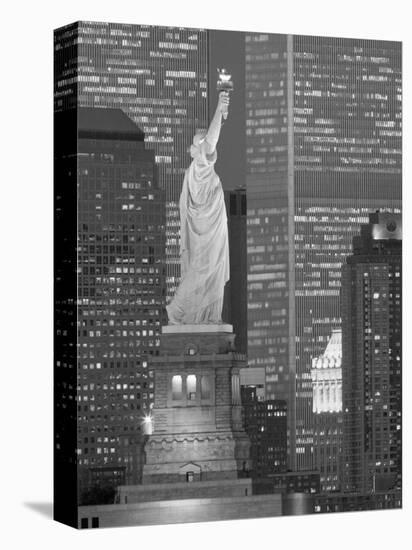 NY - Towers and Statue-Jerry Driendl-Premier Image Canvas