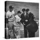 NY Yankee Manager Casey Stengel Arguing with Umpire in World Series at Ebbetts Field-Ralph Morse-Premier Image Canvas