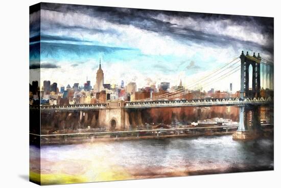 NYC Manhattan Bridge-Philippe Hugonnard-Premier Image Canvas