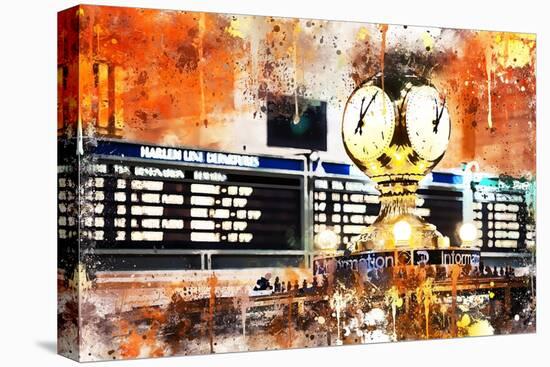 NYC Watercolor Collection - It's Time to Go-Philippe Hugonnard-Stretched Canvas