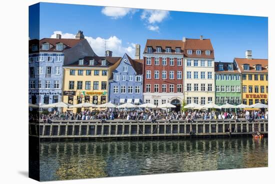 Nyhavn, 17th Century Waterfront, Copenhagen, Denmark, Scandinavia, Europe-Michael Runkel-Premier Image Canvas