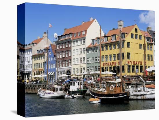 Nyhavn Canal, Copenhagen, Denmark, Scandinavia-Simon Harris-Premier Image Canvas