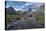Nylon Peak and Pronghorn Peak near outlet of Lee Lake, Bridger Wilderness. Wind River Range, WY-Alan Majchrowicz-Premier Image Canvas