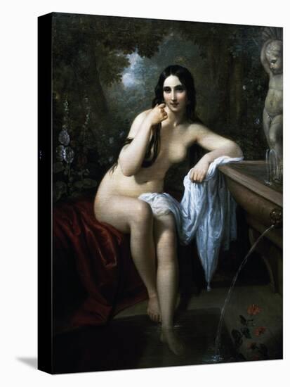 Nymph at the Bath-Natale Schiavoni-Premier Image Canvas