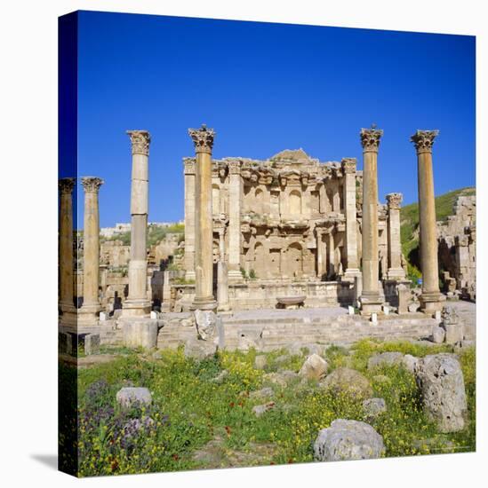 Nymphaeum (Public Fountain), 2nd Century Ad, of the Roman Decapolis City, Jordan, Middle East-Christopher Rennie-Premier Image Canvas