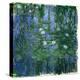 Nympheas bleus (Blue water-lilies). Oil on canvas (1916-1919) 200 x 200 cm R. F. 1981-40.-Claude Monet-Premier Image Canvas
