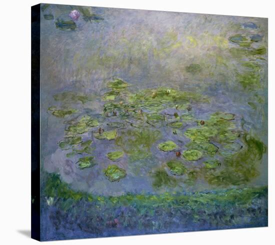 Nymphéas (Waterlilies), c. 1914-17-Claude Monet-Stretched Canvas