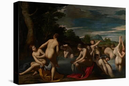 Nymphs at the Bath, C.1600-Ippolito Scarsella-Premier Image Canvas