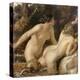 Nymphs with a Sea Monster (Oil on Paper)-William Etty-Premier Image Canvas