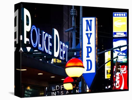 Nypd Police Dept, Times Square, Manhattan, New York City, USA-Philippe Hugonnard-Premier Image Canvas