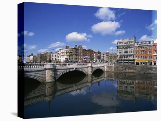 O'Connell Bridge over the River Liffey, Dublin, County Dublin, Republic of Ireland, Europe-Hans Peter Merten-Premier Image Canvas