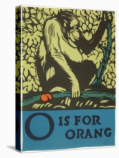 O is for Orang-null-Stretched Canvas