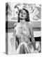 O toi ma Charmante YOU WERE NEVER LOVELIER by WilliamSeiter with Rita Hayworth, 1942 (b/w photo)-null-Stretched Canvas