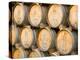 Oak Barrels in Winery, Sonoma Valley, California, USA-Julie Eggers-Premier Image Canvas