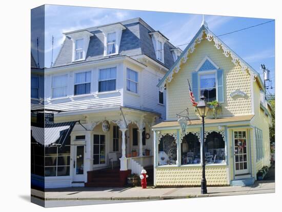 Oak Bluffs, Martha's Vineyard, Cape Cod, Massachusetts, USA-Fraser Hall-Premier Image Canvas