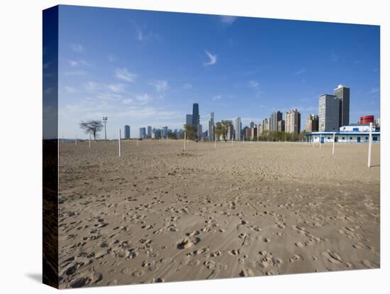 Oak Street Beach, Chicago, Illinois, United States of America, North America-Amanda Hall-Premier Image Canvas