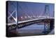 Oakland Bridge 2 Color-Moises Levy-Premier Image Canvas