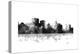 Oakland California Skyline BG 1-Marlene Watson-Premier Image Canvas