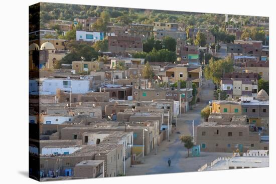 Oasis Town of Al Qasr in Western Desert of Egypt with Old Town-Peter Adams-Premier Image Canvas