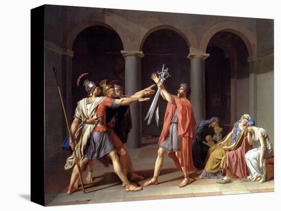 Oath of the Horatii-Jacques-Louis David-Premier Image Canvas